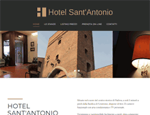 Tablet Screenshot of hotelsantantonio.it